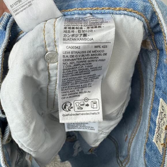 Levi's Premium 100% Cotton 501 Women's Jean High Rise Shorts Size 30 - Picture 8 of 11